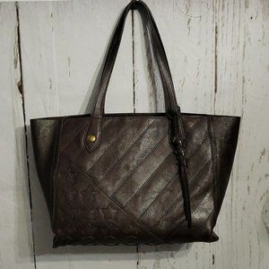 Frye Melissa Flag Leather Tote Stars & Stripes